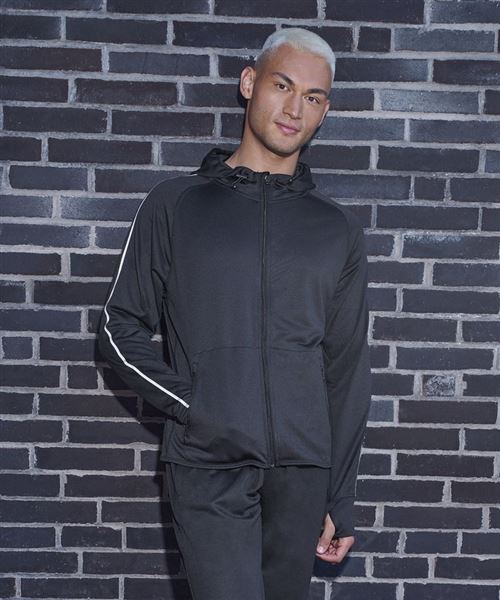 Hoodie with reflective tape TL550 Jordan Embroidery Print